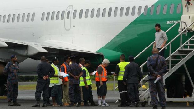 A drop in asylum seeker arrivals has seen less flights like this one to Australia's detention centre network.