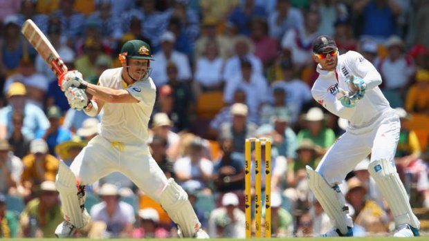 David Warner has been strong through the off-side in the opening session.