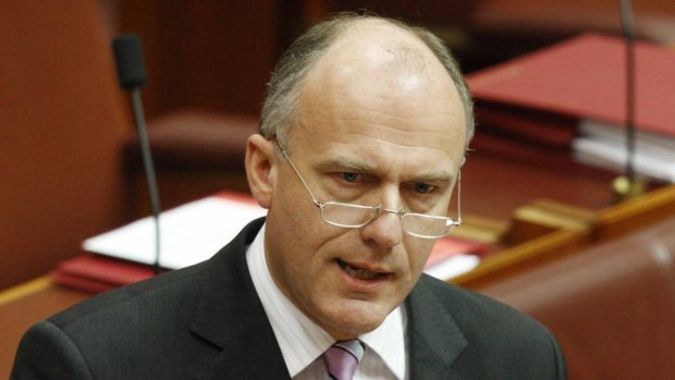 'When I was in charge ...': Eric Abetz offers some advice from the backbench.