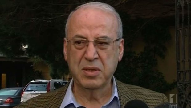 Speaking out: Eddie Obeid talks to the media this morning.
