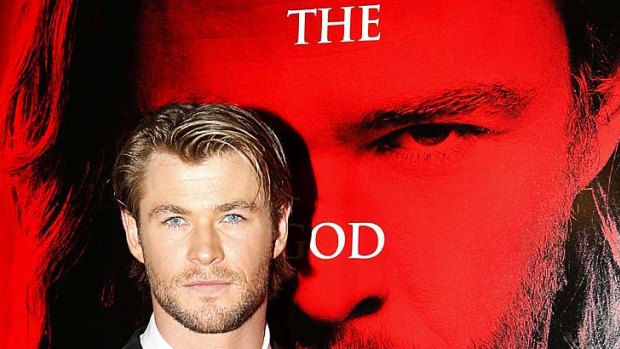 From Summer Bay to the red carpet ... Chris Hemsworth.