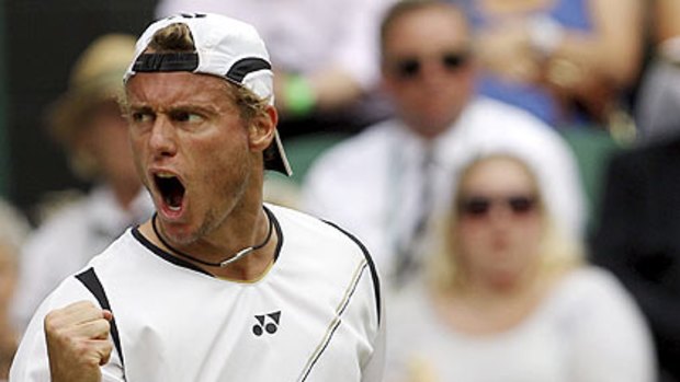 Lleyton Hewitt has taken up a legal fight over copyright to his "come on" catchphrase.