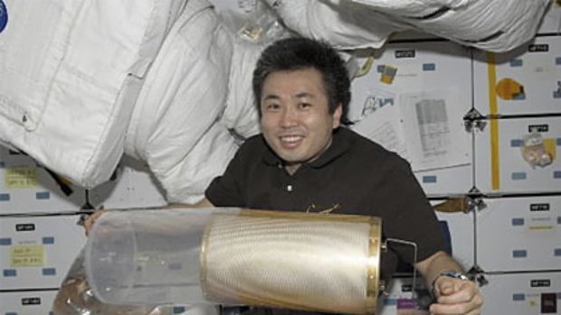 Scientists are preparing to examine the space undies of Japan astronaut Koichi Wakata.