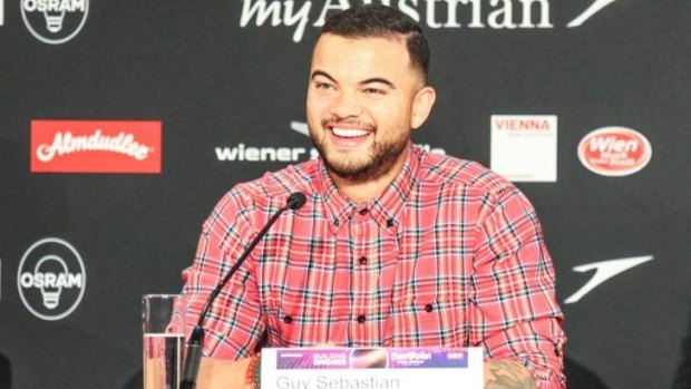 'Come Saturday I should be fine' ... Australia's Eurovision Song Contest entrant Guy Sebastian says he's ready for this weekend's final despite fighting a cold.