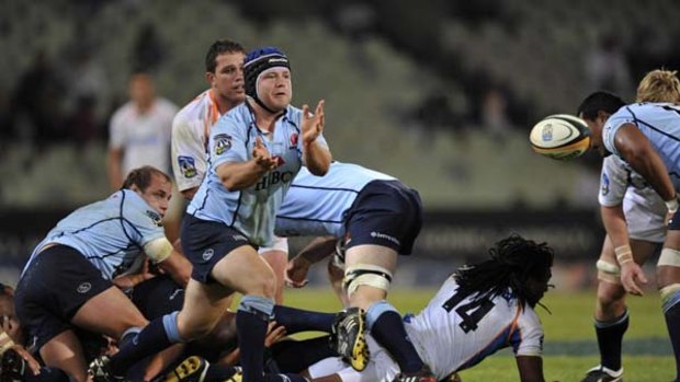 Strength in depth ... experienced front-rower Benn Robinson says the competition for places in making the Waratahs a force to be reckoned with.