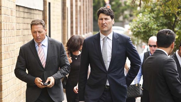 Ex Wallaby captains Phil Kearns and John Eales.