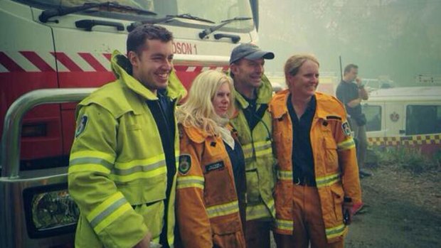 Prime Minister Tony Abbott worked a night shift helping back burn near Bilpin.