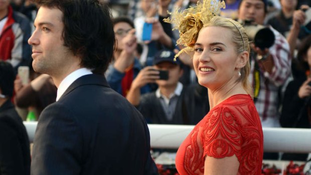 Newly weds ... Kate Winslet and Ned RocknRoll.