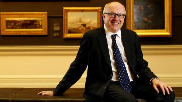 "Brazen lie": Senator George Brandis rejected Arts Minister Tony Burke's implication that he didn't approve of two appointments to the Australia Council due to their multicultural backgrounds.