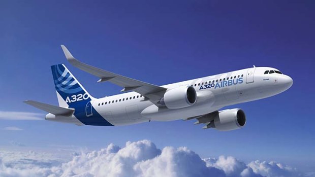 Airbus has taken 1450 orders and commitments for its A320neo (above) family, compared with 948 for the Boeing 737 MAX.