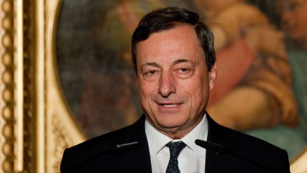 The Draghi rally that began a month and a half ago received a crucial boost late yesterday.