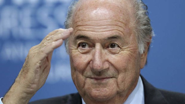 Accused of sexism: Sepp Blatter.