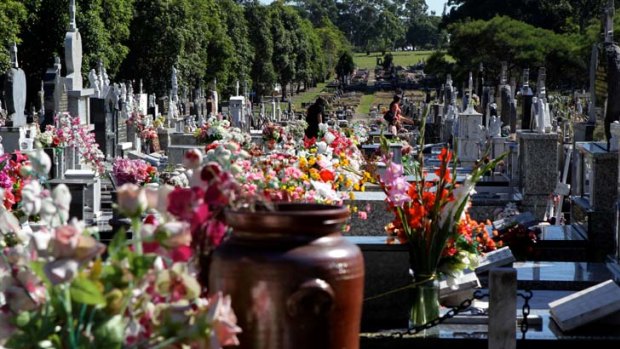 Space needed ... Rookwood cemetery in Sydney.