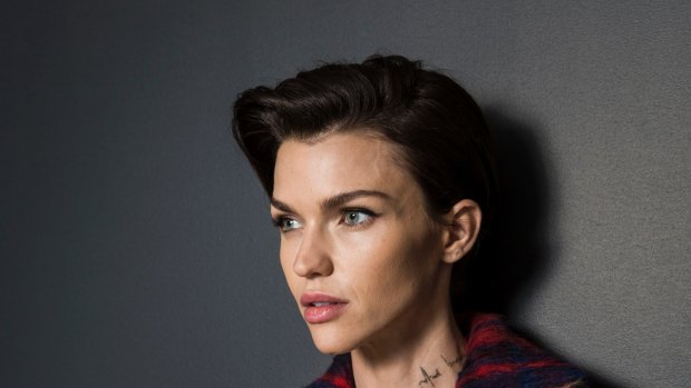 Ruby Rose, the Australian actress and face of the cosmetics brand Urban Decay.