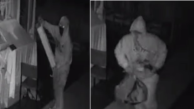 CCTV footage of the alleged thieves. 