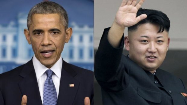 US President Barack Obama and North Korean dictator Kim Jong-un are at the heart of a cyber conflict.