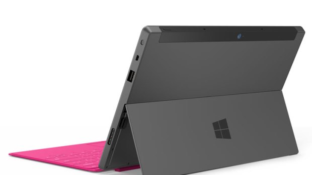 Surface ... a tablet that "works and plays", Microsoft chief executive Steve Ballmer says.