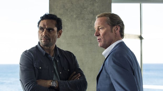 Supernatural thriller <i>Cleverman</i>, returns for a second season: Rob Collins (left) and Iain Glen star in the popular ABC series.