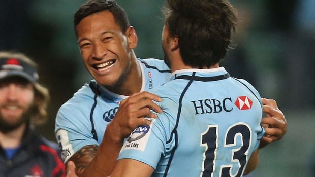 Assured performer: Israel Folau has been a sensation in his first season in rugby.