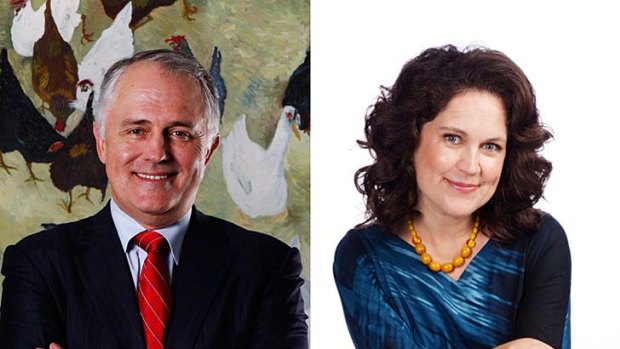 Top tweeters ... Malcolm Turnbull and <em>Herald</em> columnist Annabel Crabb.