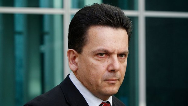 Concerned: Senator Nick Xenophon.