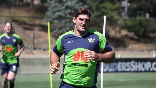 Canberra Raiders hopeful Dave Taylor is learning the ropes of the hotel industry.