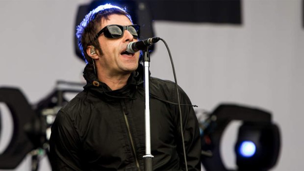 Bitter Blur rival: Liam Gallagher, of Beady Eye, may relish the chance to step up to the Big Day Out plate.