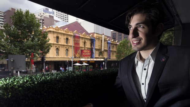 Homecoming: Michael Vaiasinni has returned to Australia from Italy to perform 'O Holy Night' at the Carols by Candlelight.