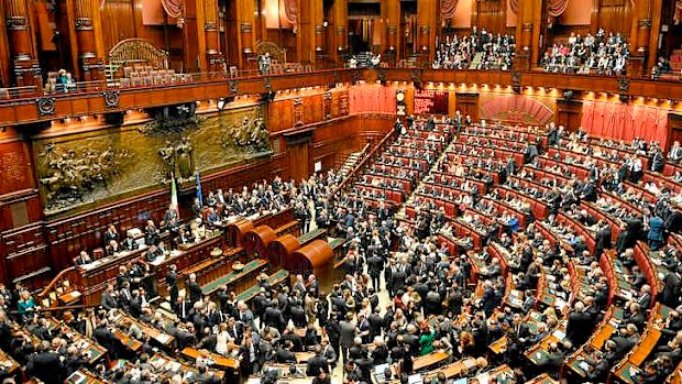 The Italian parliament.