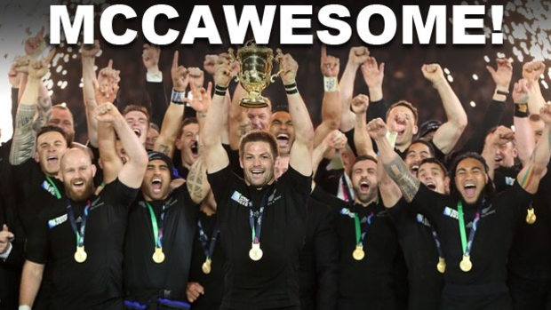Cheering: New Zealand website Stuff.co.nz was delighted with the win.