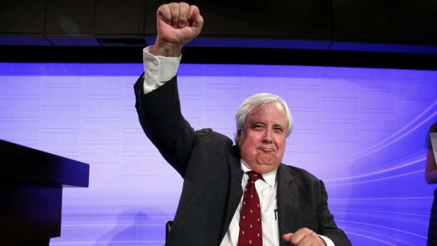 Clive Palmer: A spanner in the works.