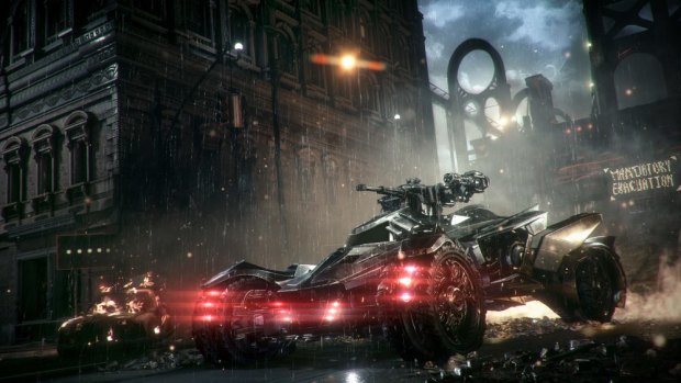Gotham's streets have been developed alongside the tank-like Batmobile in <i>Arkham Knight</i>.