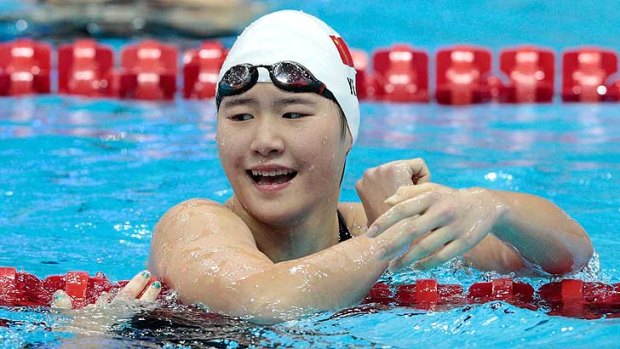 Chinese swimming sensation Ye Shiwen.