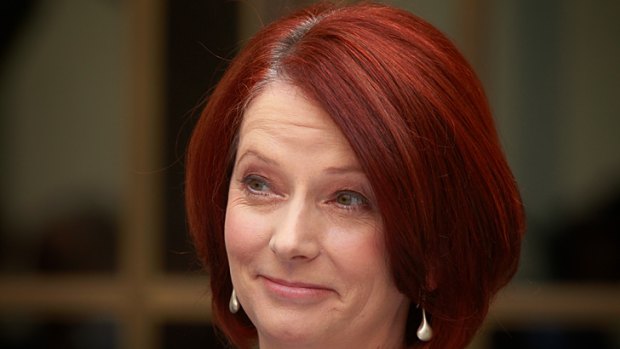 Unpopular ... Prime Minister Julia Gillard.