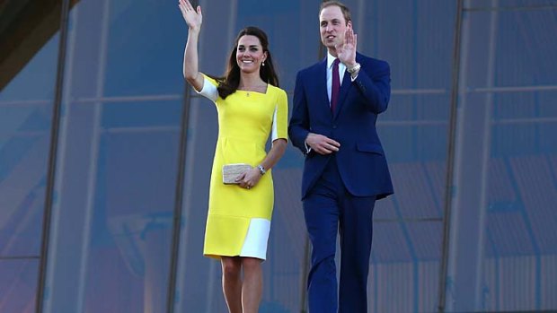 The Duchess of Cambridge dazzled in yellow at the Opera House.