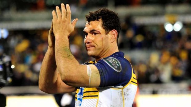 Twilight years: Former Brumbies breakaway George Smith is likely to finish his celebrated career in France.