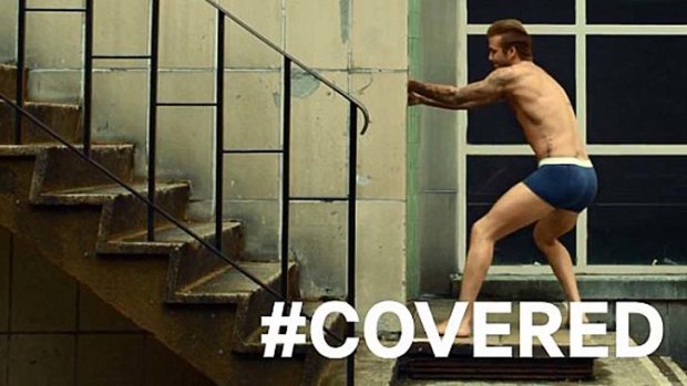Star appeal: David Beckham has filmed an advert for H&M.