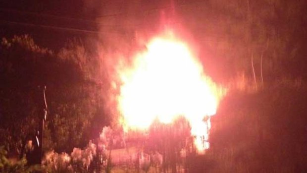 A car were firebombed in Healesville.