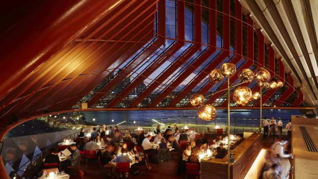 Bennelong restaurant at the Opera House.