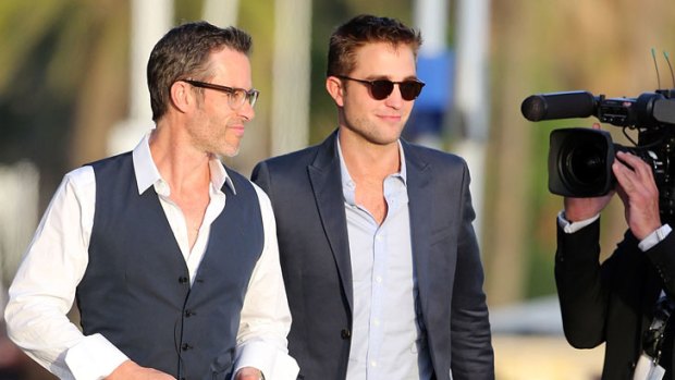 Guy Pearce and Robert Pattinson are on the promo trail for their latest film 'The Rover'.