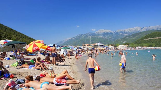 Budva ... Montenegro is home to some of the best beaches on the Adriatic.