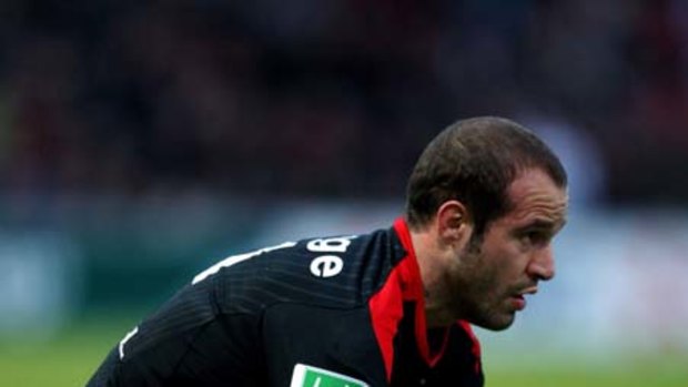 Frederic Michalak of Toulouse lines up a conversion during the Heineken Cup last year.