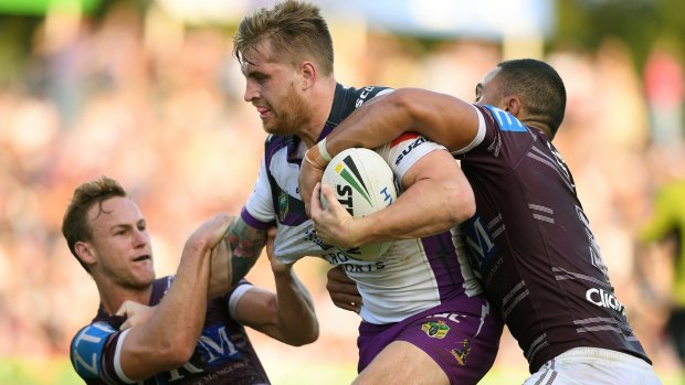 Return: Cameron Munster was named at five-eighth for Melbourne.