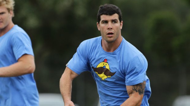 Lightning strikes twice ... after recovering from a lung problem Michael Ennis is out with a neck injury.
