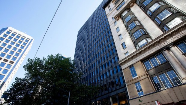 The Royal Insurance building was known as "the black stump". Photo by Arsineh Houspian