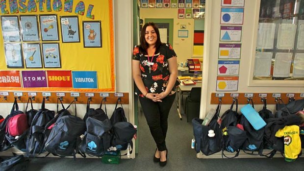 New teacher Kellie Davis wants to help the kids who 'slip through the cracks'. Ms Davis was part of a Monash program in which trainee teachers spent more time with children in class.
