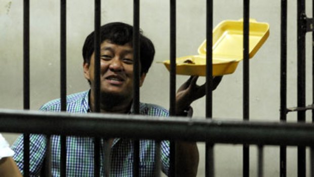 Andal Ampatuan jnr in his cell in Manila.