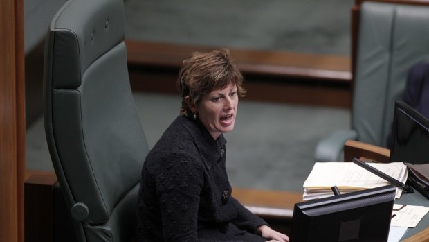 Former speaker Anna Burke during question time in 2013. 