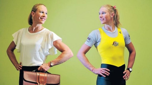 Kim Crow juggles her sporting talents with work at a Canberra law firm.