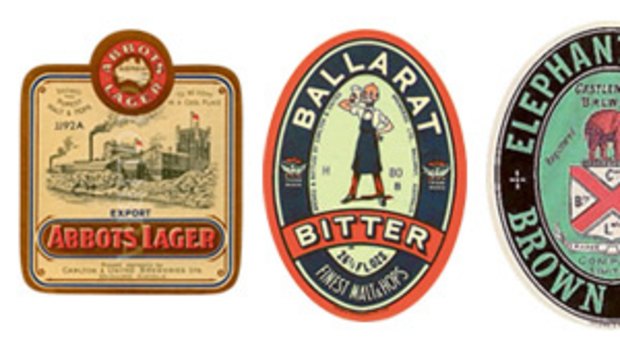 Some of the beer brands not seen since before World War II.